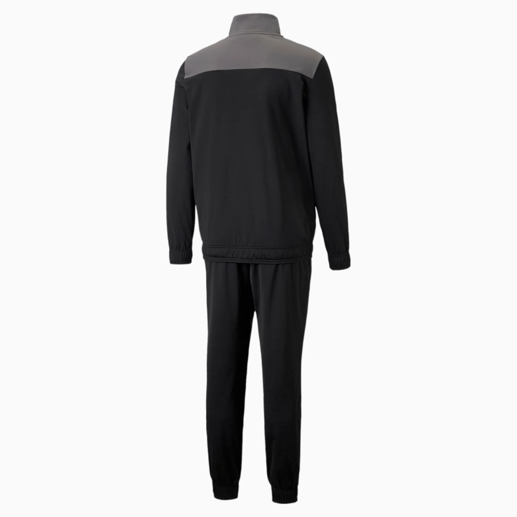 Puma Trainingsanzug Herren Colorblock, Größe:S, Farbe:Schwarz