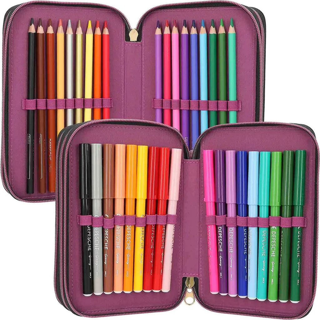 Trousse TOPModel Rebel Kitty Depesche à 3 Compartiments Garnie - 11