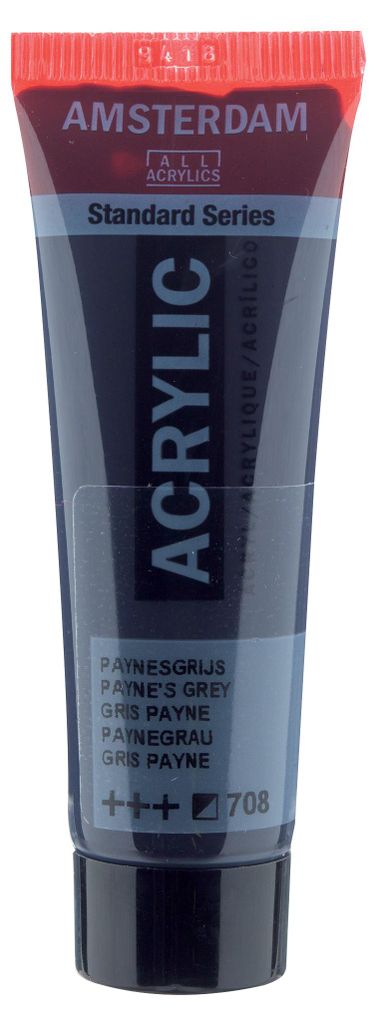Amsterdam Standard Series Acrylfarbe Tube 20 ml Paynegrau 708
