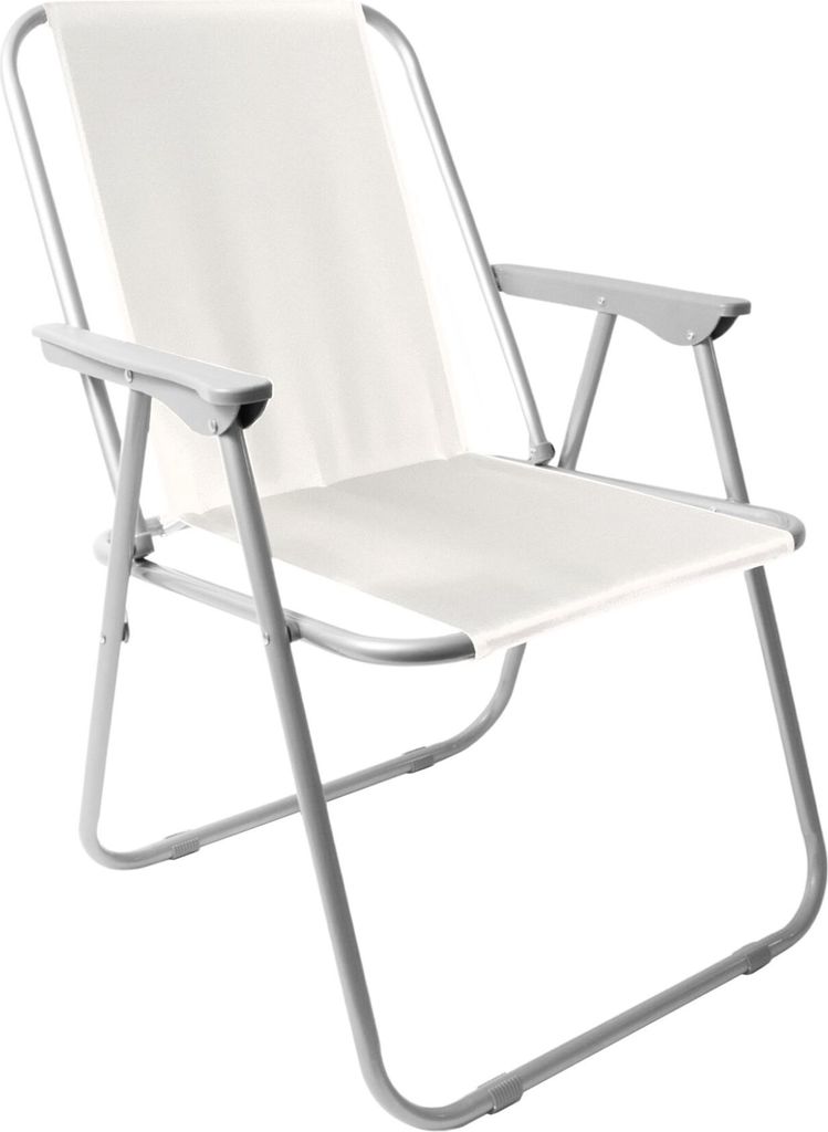 Linder Exclusiv Campingstuhl CS1002 Beige, Klappstuhl, Angel, Angler, Strand Stuhl faltbar Outdoor