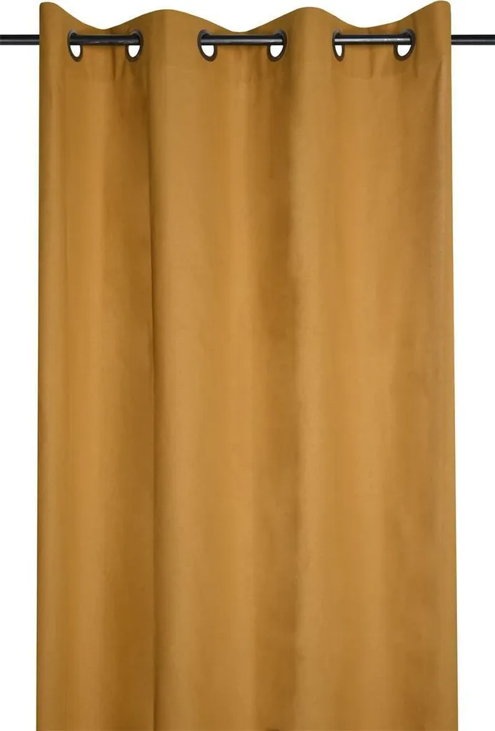 Rideaux STOF DUO 135x240 cm en coton miel pour une déco élégante