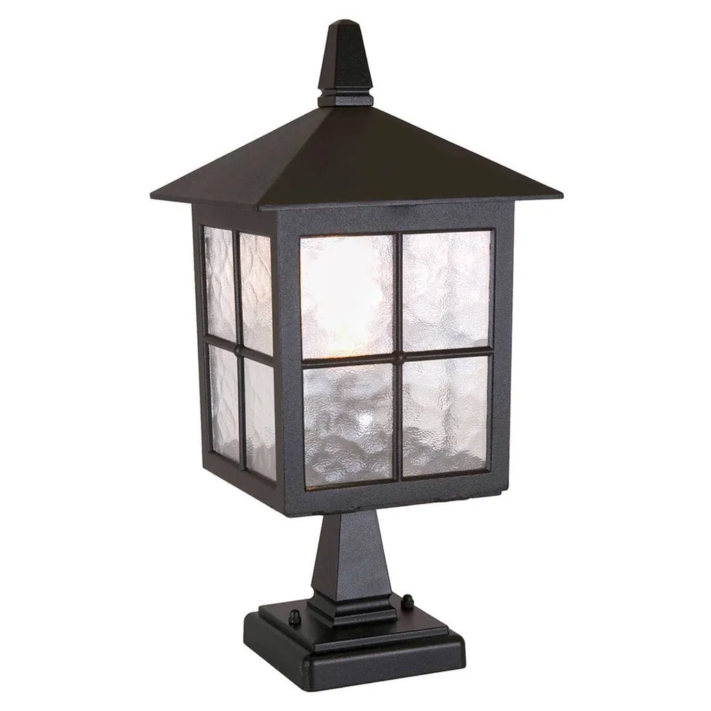Lampe sur pied design Winchester 1xE27 noir Elstead finition fer forgé