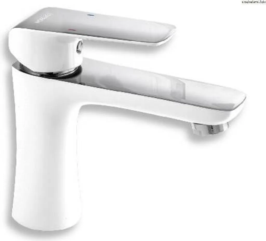 Novaservis 38003,1 Nobless Tina: Rubinetto Lavabo con Scarico Bianco Cromo