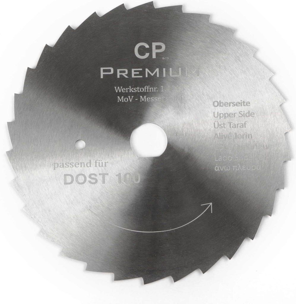 Kreismesser für Dönerschneider Dost 100 mm Gezahnt Edelstahl