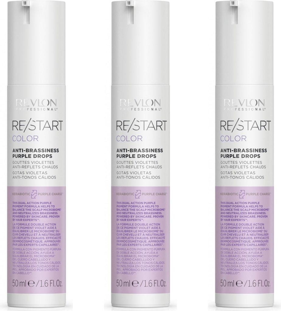 Re/Start Color Anti-Brassiness Purple Drops 3x50 ml
