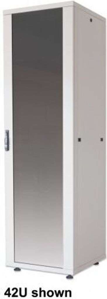 INTELLINET 19" Netzwerkschrank Basic 22HE 60x80 Flatp grau Produktbild 