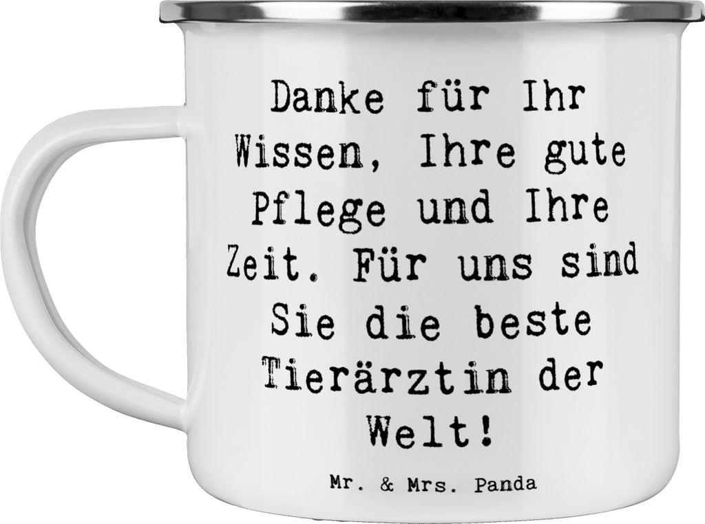 Mr. & Mrs. Panda Pott Spruch Beste Tierärztin - Weiß - Geschenk, Teetasse, Veterinär, Aufmerksamkeit, Bedanken, Motivtasse, Anerkennung Tierarzt...