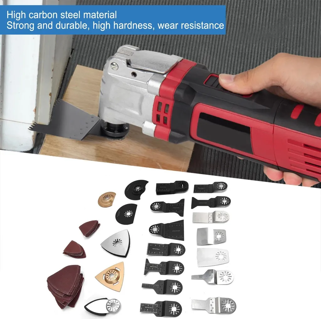 Lames multifonctions pour rénovation de maison, kit 105 pièces complet