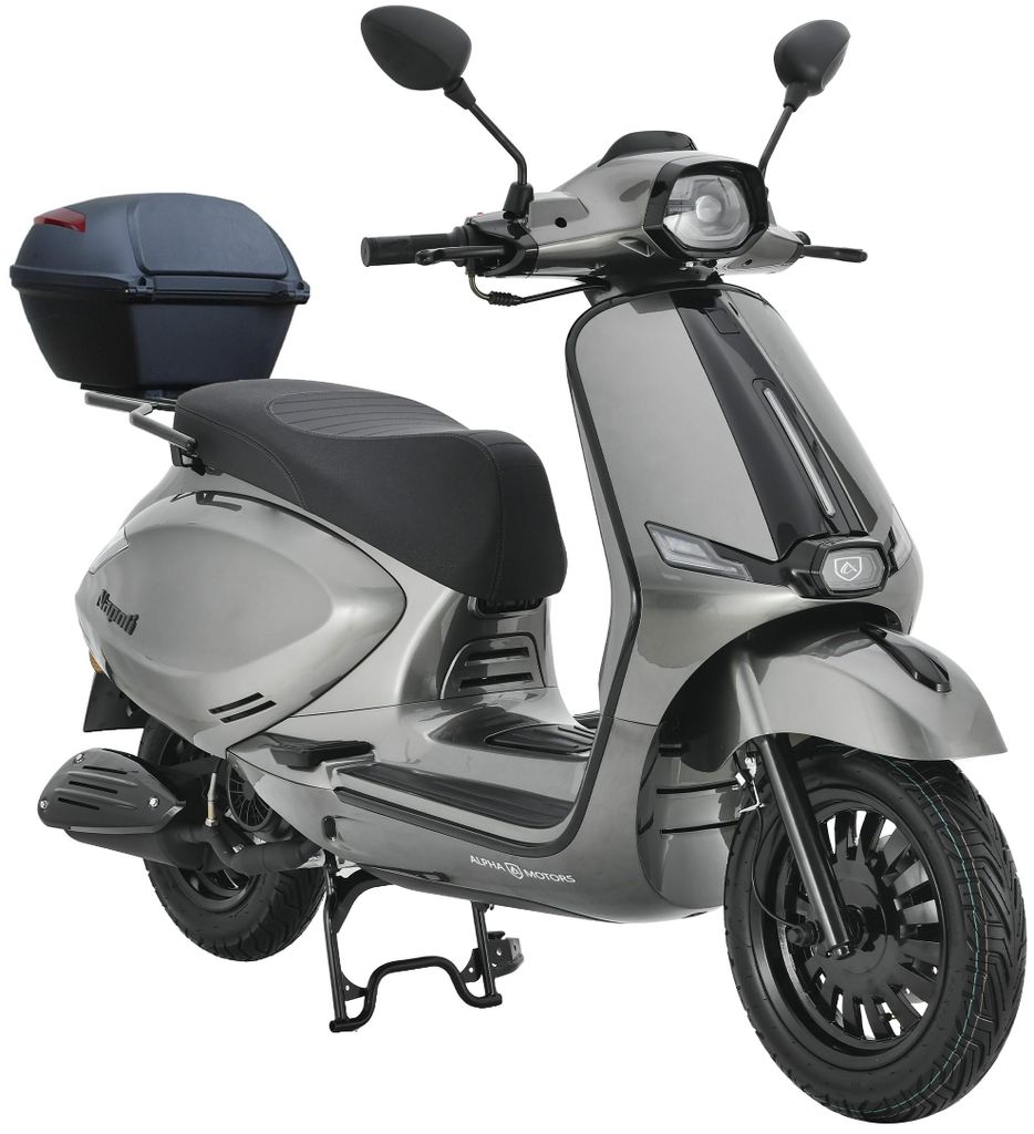 Motorroller Napoli 125 ccm 85 km/h EURO 5+ silber-schwarz Produktbild 