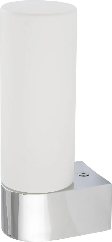 Applique murale étanche IP44 Natalie chrome aluminium finition miroir