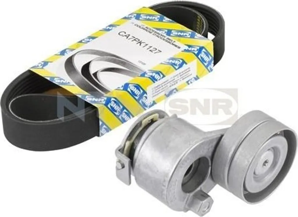 Kit accessoire SNR OE 117201KT0A : solution bruit courroie Renault