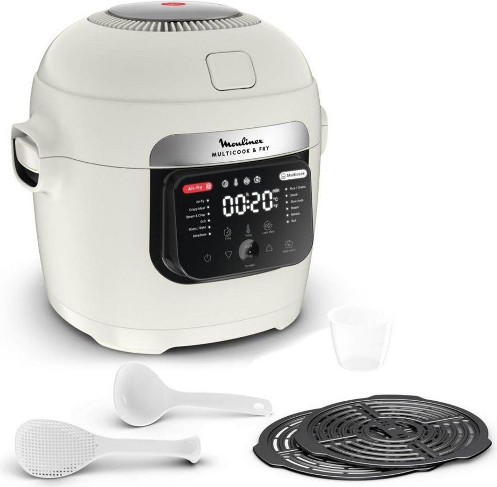 Multicuiseur + airfryer 6l 1200w beige - Moulinex - Image du produit 