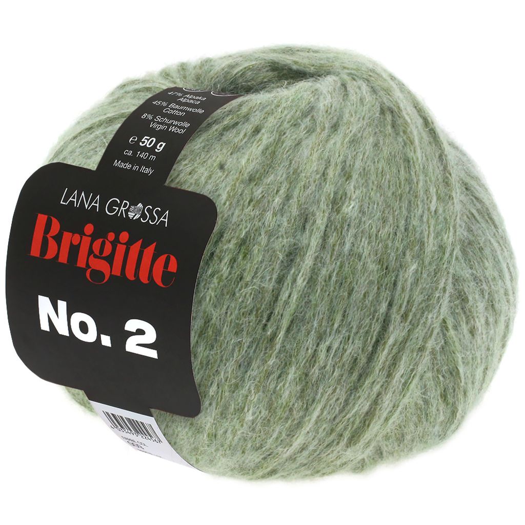 Lana Grossa - Brigitte No. 2 0018 graugrün Produktbild 