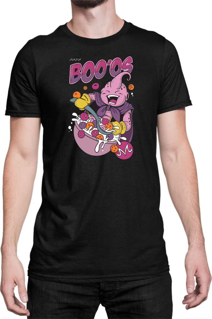 Herren T-Shirt Dragon Anime Manga Ball Z Majin Boo 03, Man S / Schwarz