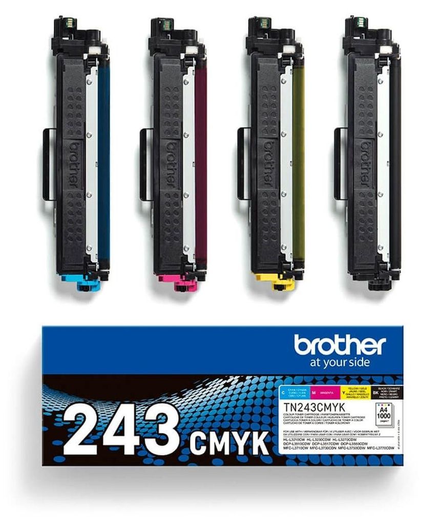 Brother TN-243 CMYK Toner Value Pack Produktbild 