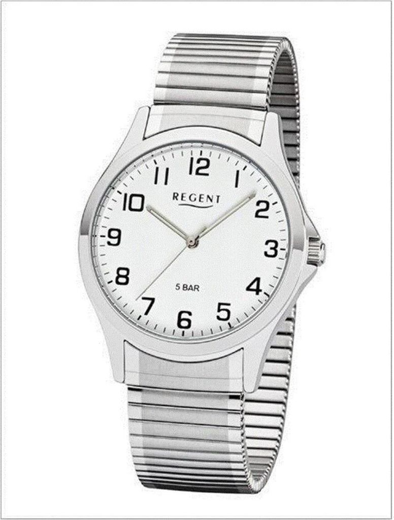 Regent 11310061, Herrenuhr, Zugband, silber Zdjęcie produktu 