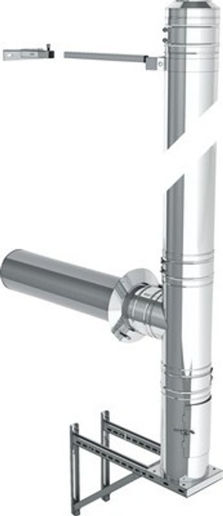 Jeremias DW-FU Set Typ 500 ca. 5m 150mm mit Dämmung 32,5 mm Wandmontage