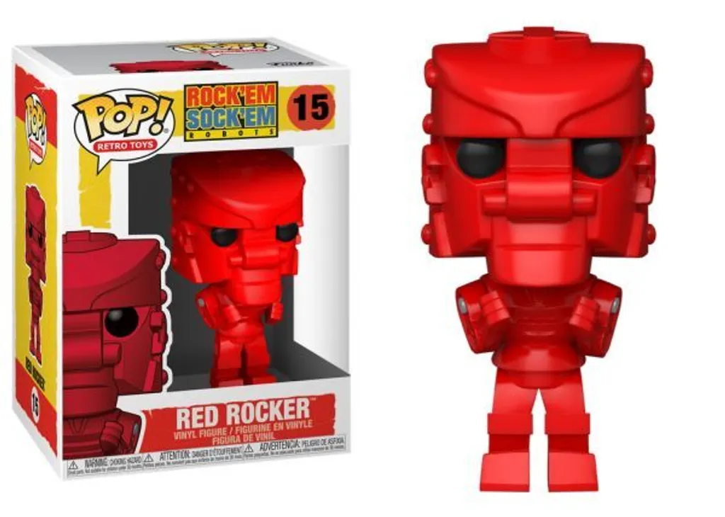 Funko POP! Retro Toys RockEmSockEm Red Rocker 15 - Figurine Vinyle