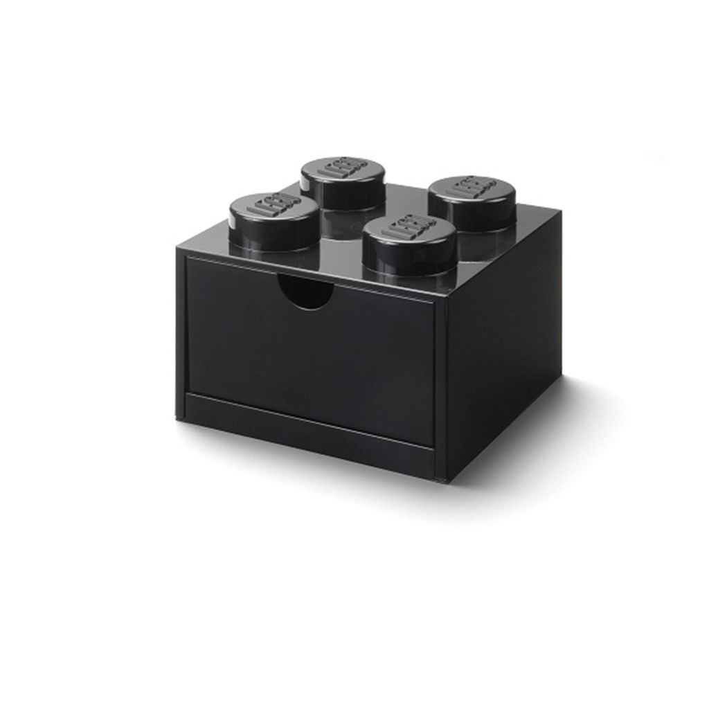 LEGO kostka s přihrádkou, černá, čtveřice Obrázek produktu 