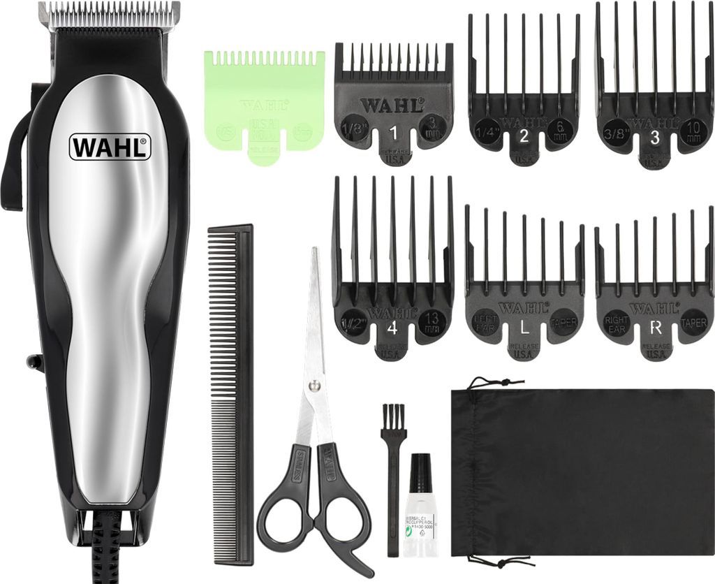 Wahl 20107.0460 Baldfader, Schwarz, Chrom, 1 mm, 1,3 cm, Produktbild 