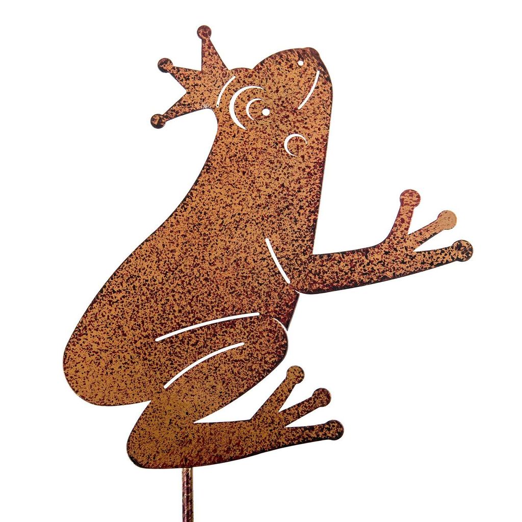 Der Froschkonig Im Garten Metallene Dekoration Fur Marchenhafte Momente