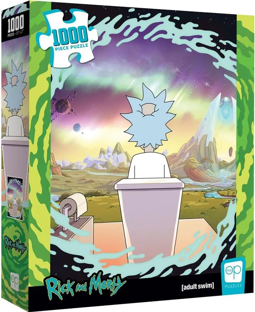 PZ085-666 Puzzle 1000 pièces : Le Shy Pooper de Rick and Morty
