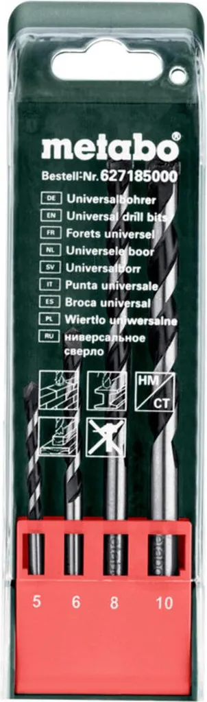 Kit Punte Metabo Assortimento Universale 18pz per Fai-da-Te e Pro