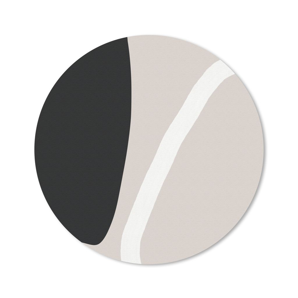 MuchoWow Mauspad Mousepad Pastell - Minimalismus - Formen 30x30 cm - Mousepads - Maus Mat - Pad - Mausunterlage - Tischunterlage - Schreibtischma...