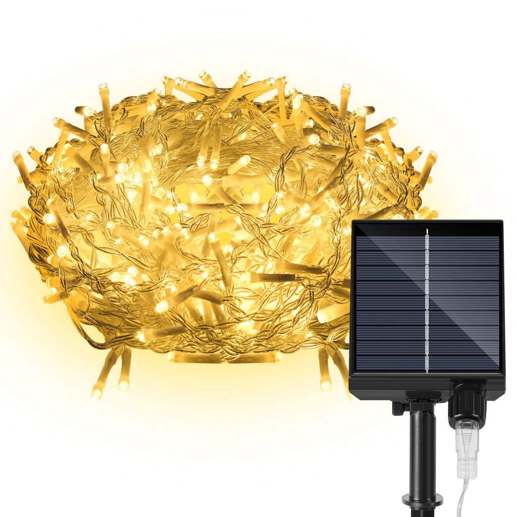 Jopassy 15M Solar LED Ice Rain Fairy Lights Outdoor Indoor Zdjęcie produktu 