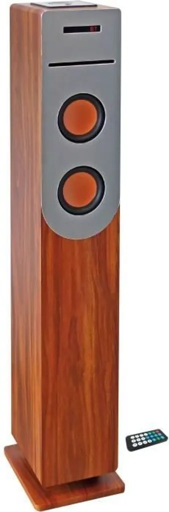 Lecteur CD Tour Bluetooth 100W HP34-CD-WOODY Finition Bois Chic