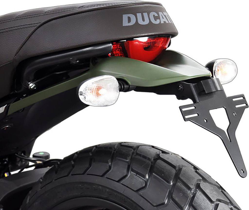 ZIEGER Kennzeichenhalter kompatibel mit Ducati Scrambler 800 BJ 2015-17