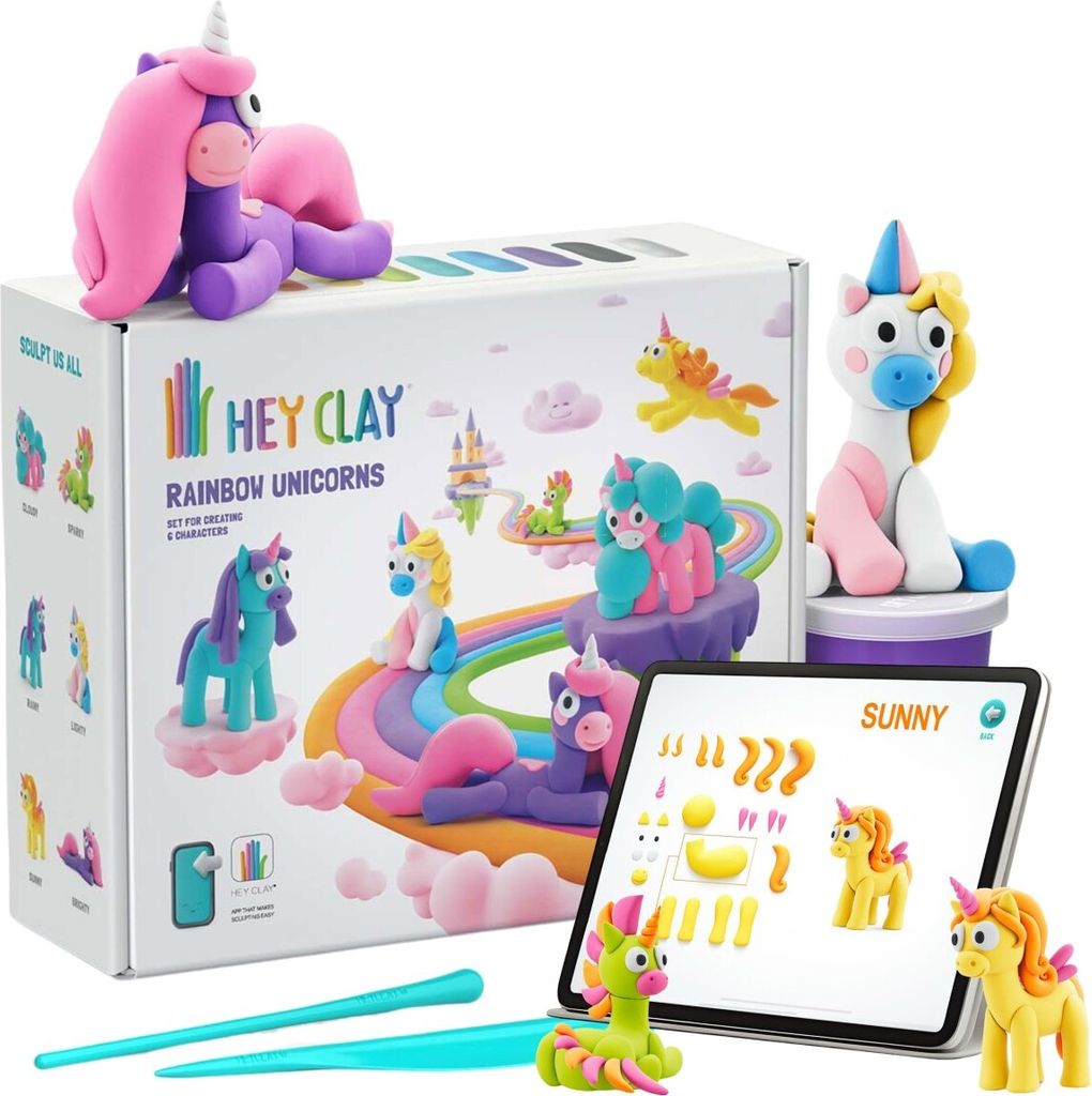 Hey Clay Duhoví jednorožci, plastová hmota + příslušenství, Obrázek produktu 