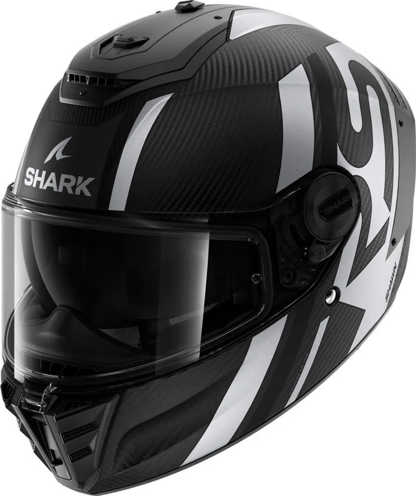 Casque moto intégral Shark Spartan RS Carbon Shawn pour sport et route XS