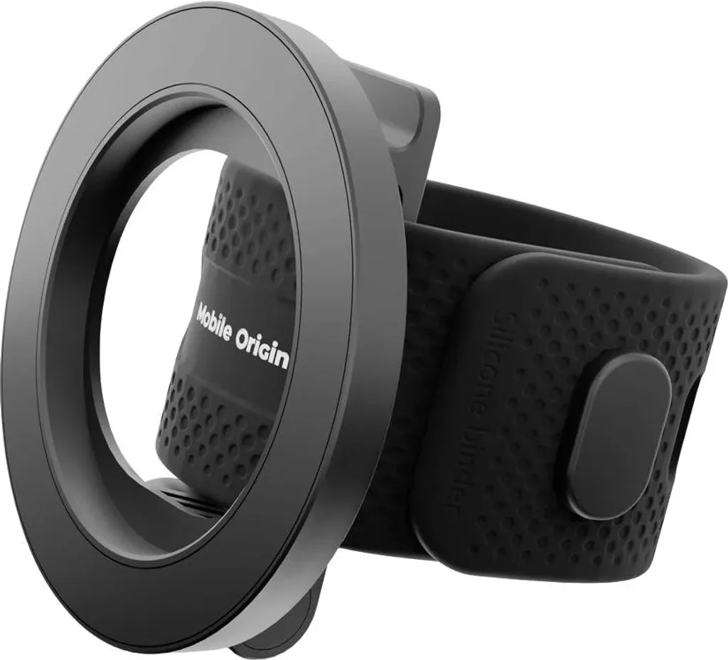 Supporto MagSafe Mobile Origin Mag O2 Nero - Magnete Potente per Palestra