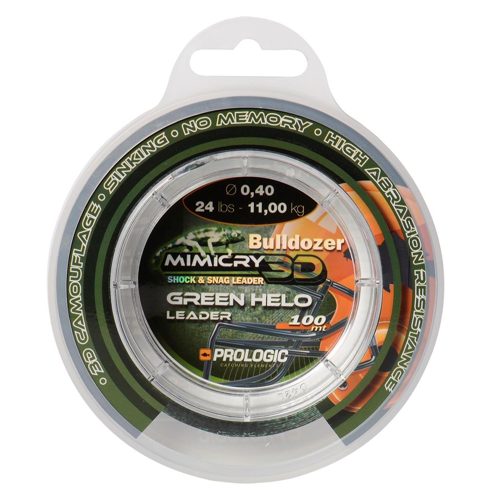 Prologic Mimicry Leader Mimicry Green 0,60 mm 100 m 21,3 kg Produktbild 