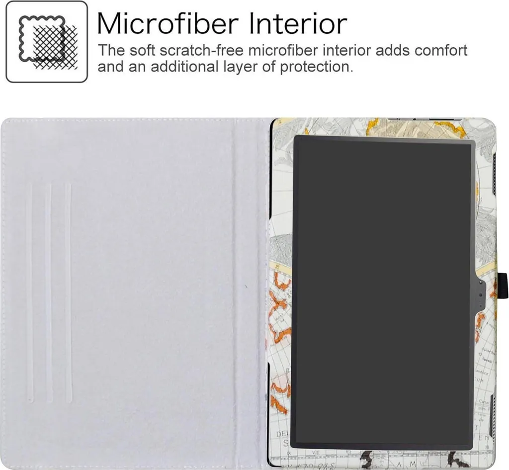 Support Tablette Lenovo Tab4 10 : Housse Pivotante Mode Portrait - 4