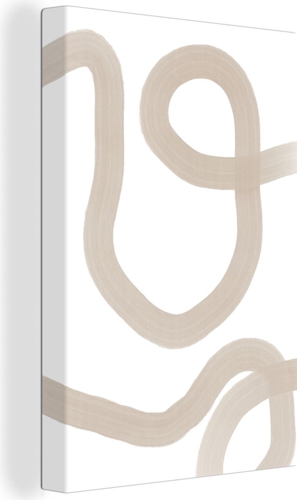 OneMillionCanvasses - Leinwandbilder - 90x140 cm, Abstrakt - Pastell - Design, Wandbilder Kunstdruck Wanddekoration - Foto auf Leinwand - Gemäld...