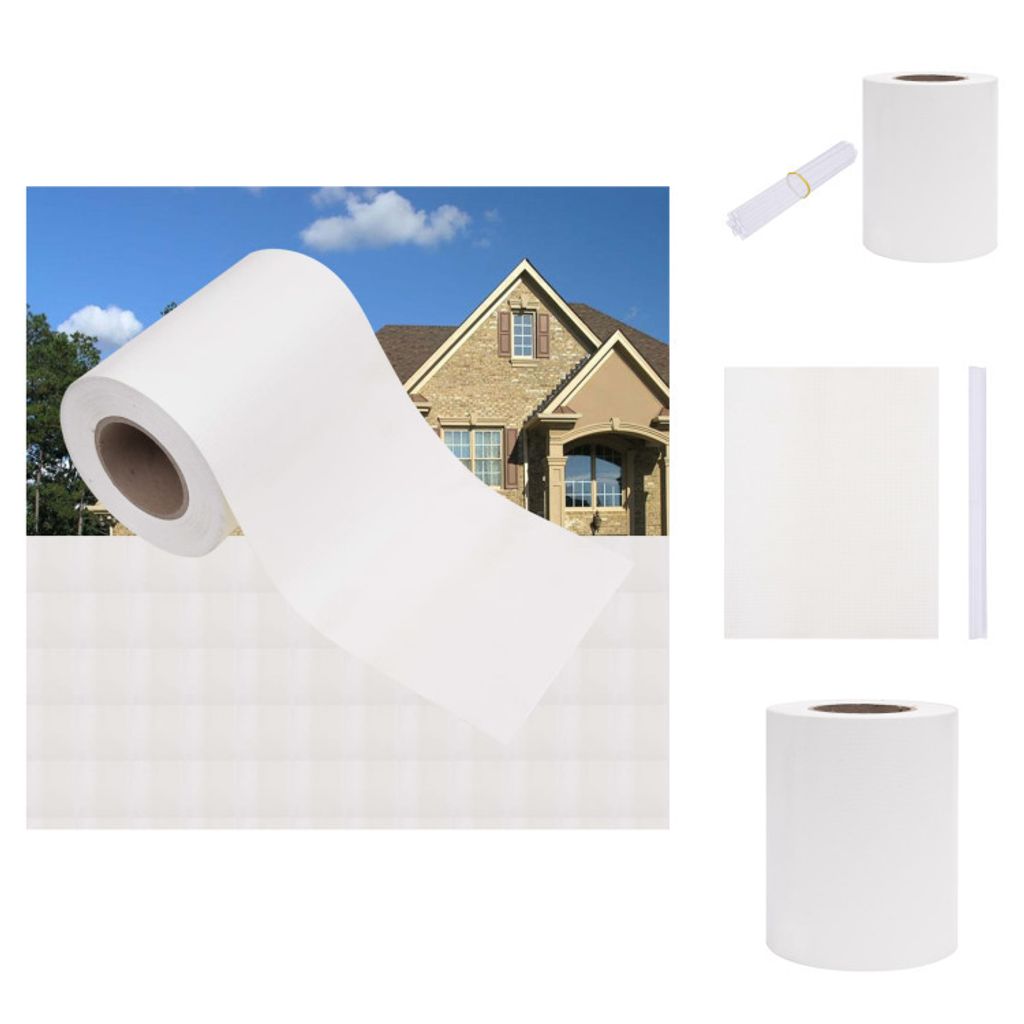 vidaXL Garten-Sichtschutz PVC 35x0,19 m Weiß - Zaunfelder