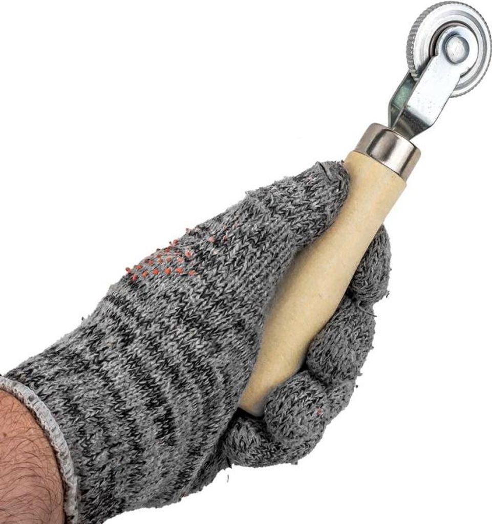 Andruckrolle zur Reparatur von Reifen, Schläuchen und Flicken mit 6mm Vulkanisationslager