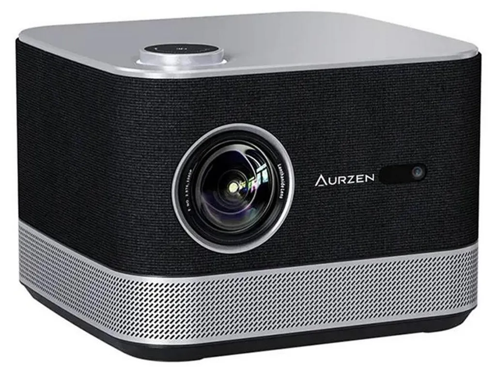 Vidéoprojecteur Home Cinéma Aurzen Noir - Projecteur LED Haute Fidélité