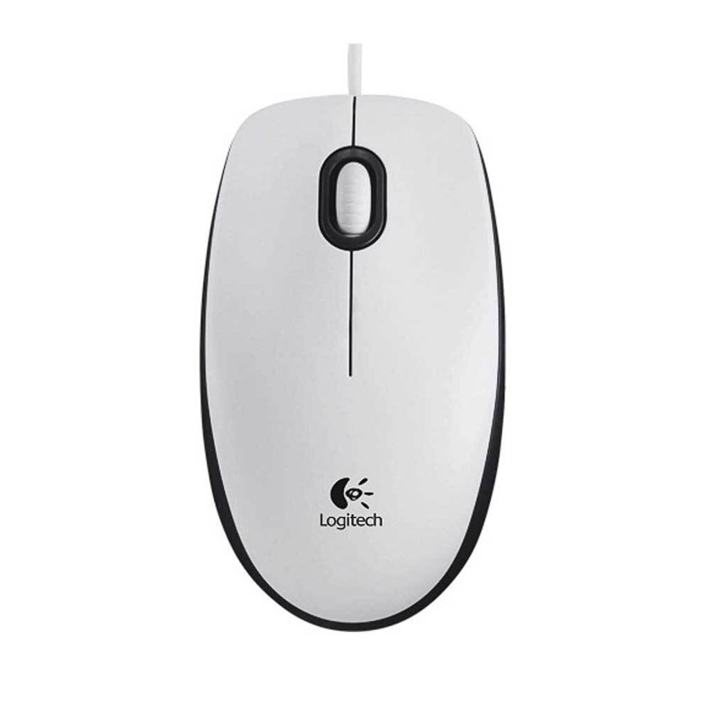 Logitech Ratón B100, conexión USB, color blanco Imagen del producto 