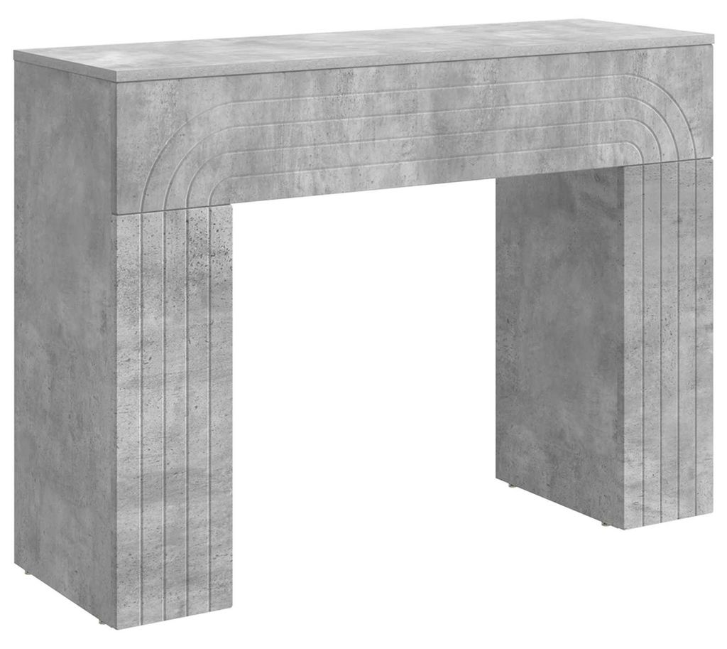 Couchtisch Betongrau 102 x 35 x 75 cm Holzwerkstoff