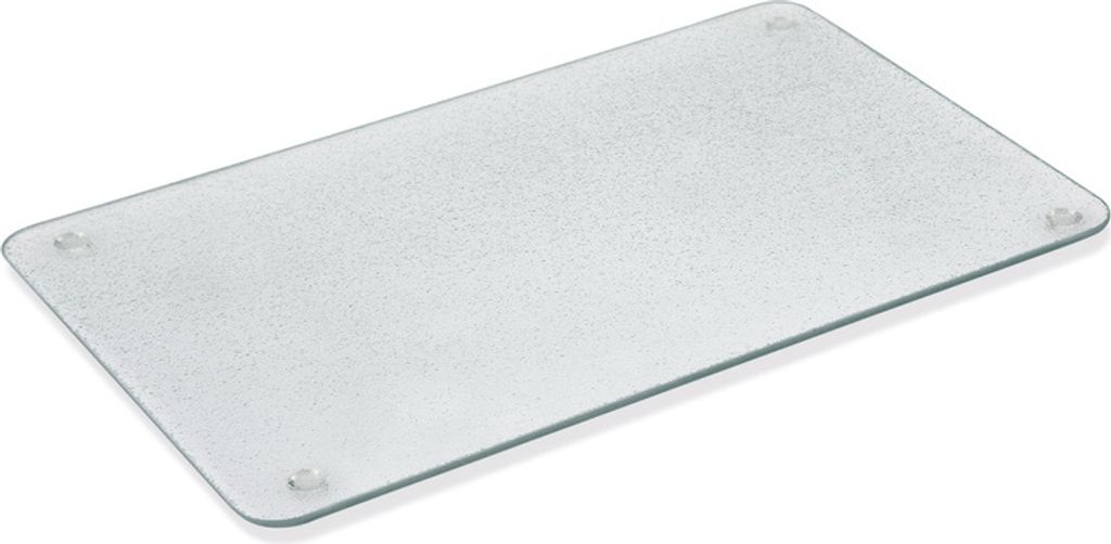 10x Schneidbrett Glas 50 x 40 x 0,4 cm Anti-Rutsch-Pads