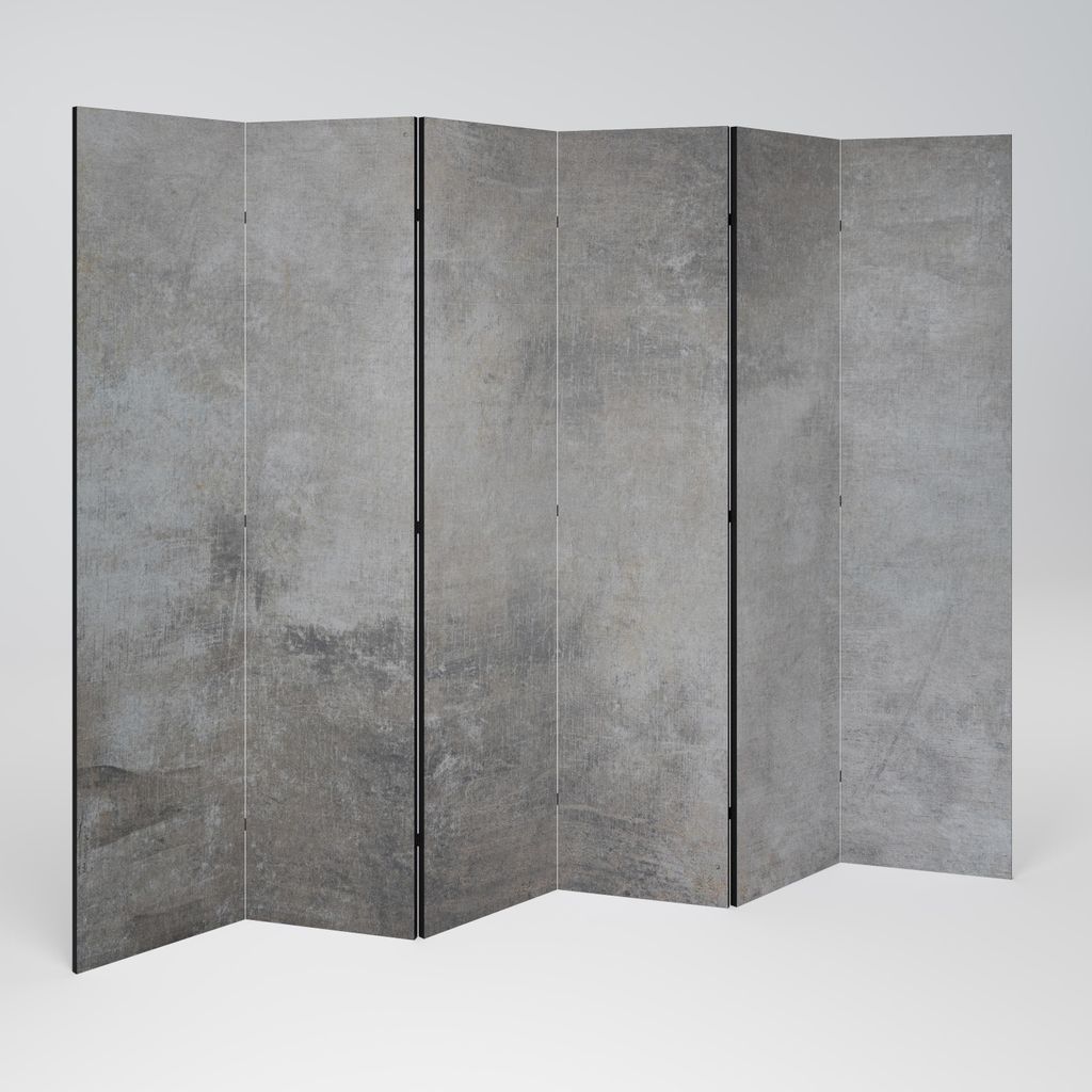 SpaceRebels Paravent Raumteiler - 6-teilig Raumtrenner, Druck 1-Seite - Raumtrenner - Trennwand Wohnung - Room Divider - Spanische Wand Deko Modern...