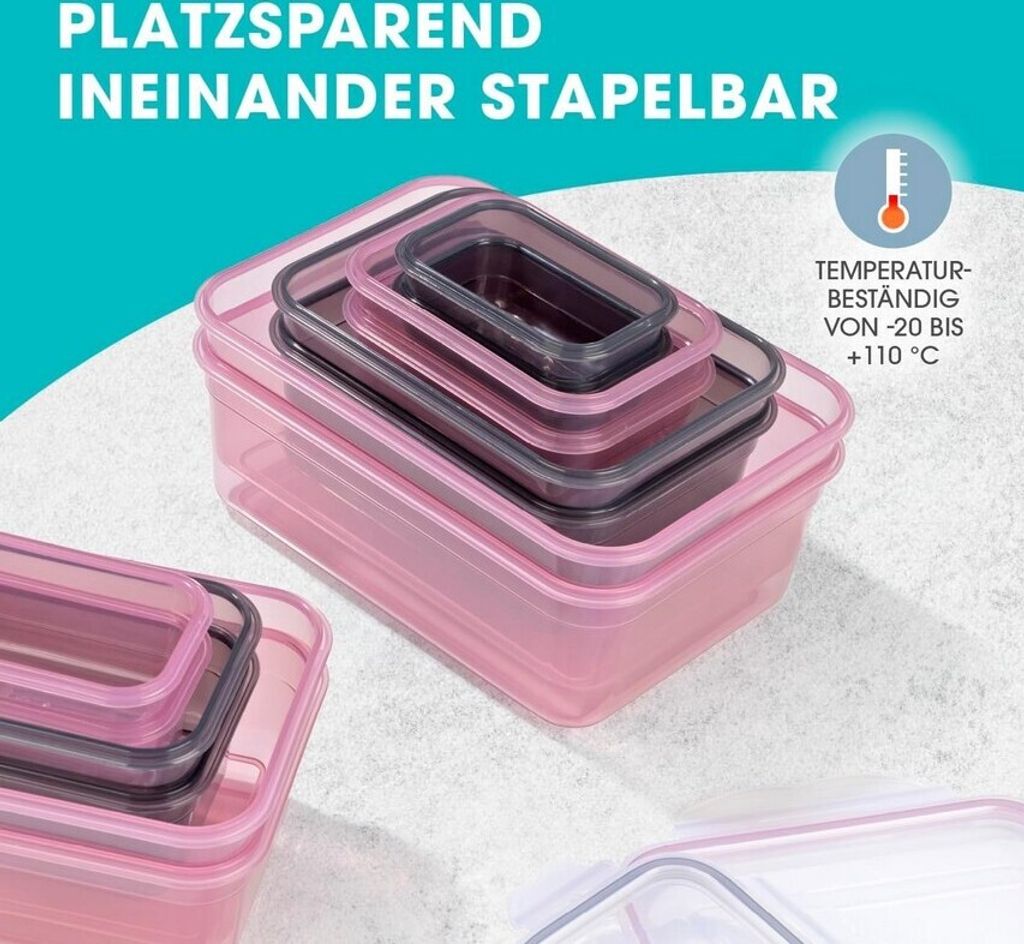 GOURMETmaxx Frischhaltedosen Klick-it 14er Set BPA-freie Produktbild 6