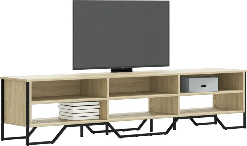 Mobile TV semplice rovere Sonoma 180x34x41 cm materiale legno - Mobili TV DE8625148 1pacco