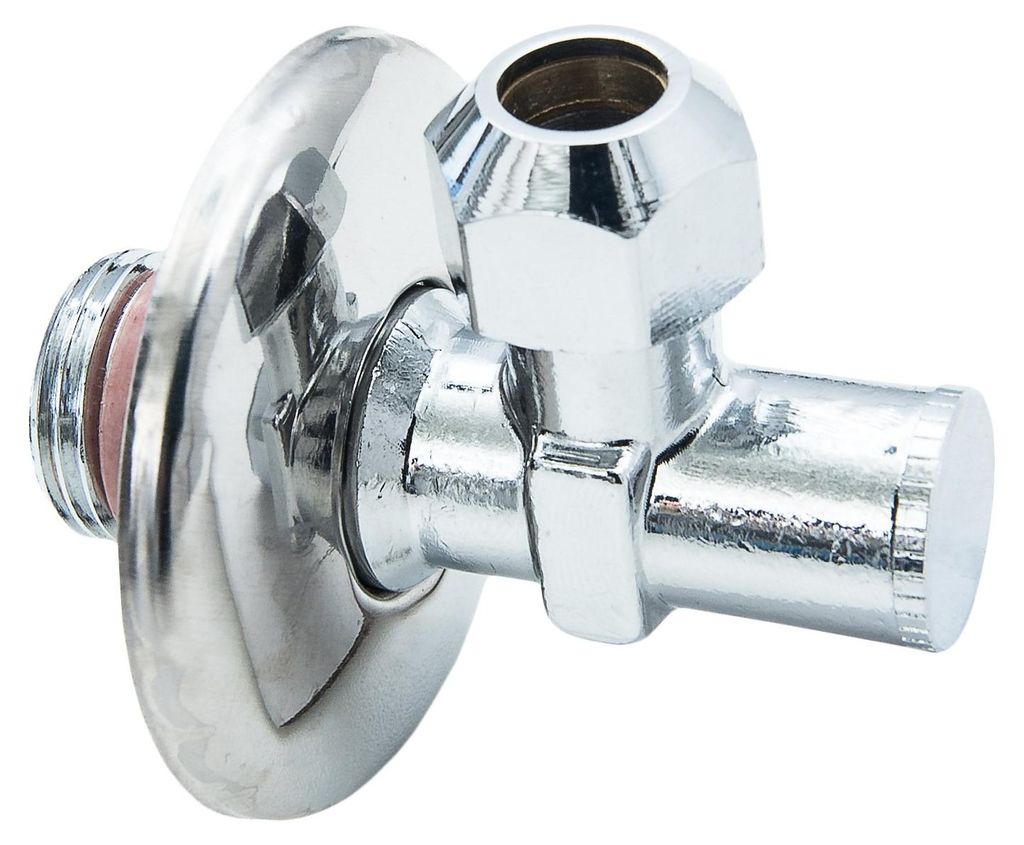 Robinet d'angle Cornat modèle court 1/2 FE 3/8 FF-FE ø 10 Image du produit 