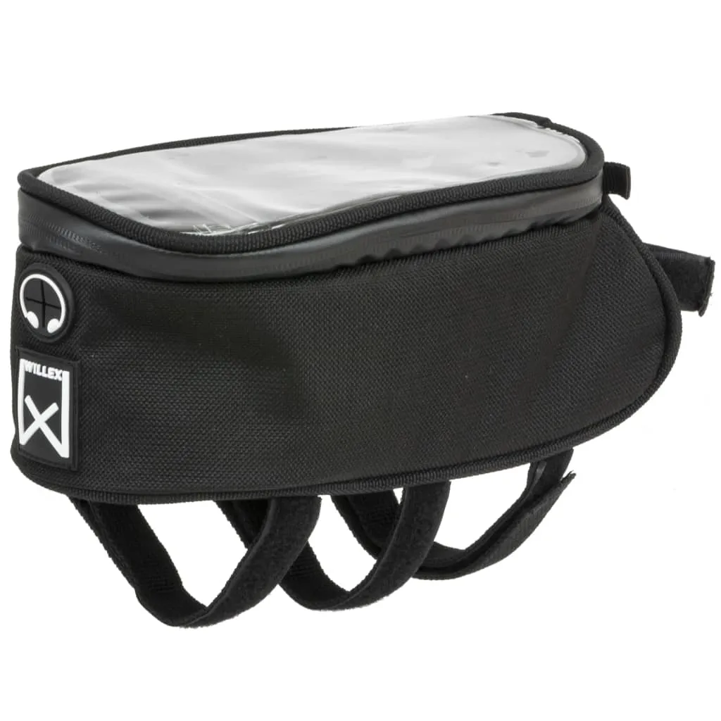 Sacoche de cadre Willex 1200 - Bagagerie vélo 2L noir haute résistance