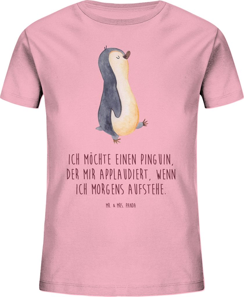 Mr. & Mrs. Panda Kleinkinder T-Shirt Pinguin marschieren Produktbild 