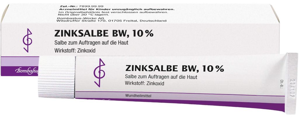 Bombastus Zinc Ointment BW, 10% agente di guarigione delle Immagine del prodotto 